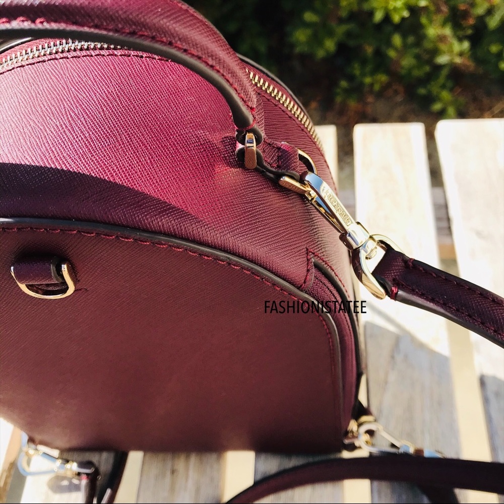 kate spade mini convertible backpack cherrywood - Picture 5 of 8